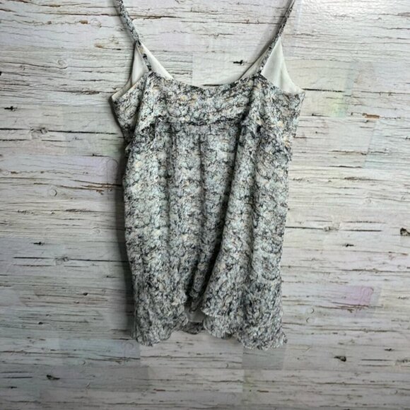 Bcbgeneration dress mini white ruffle gray size small Bcbg - Picture 5 of 7